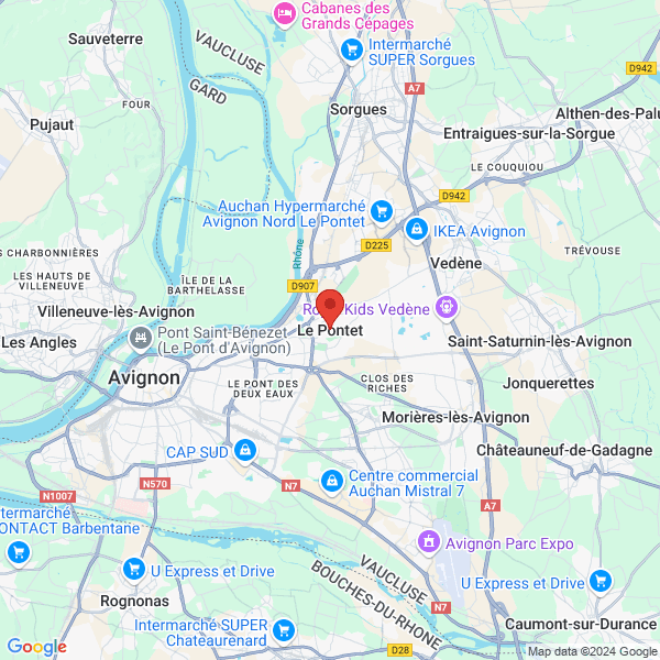 Le Pontet - Google map
